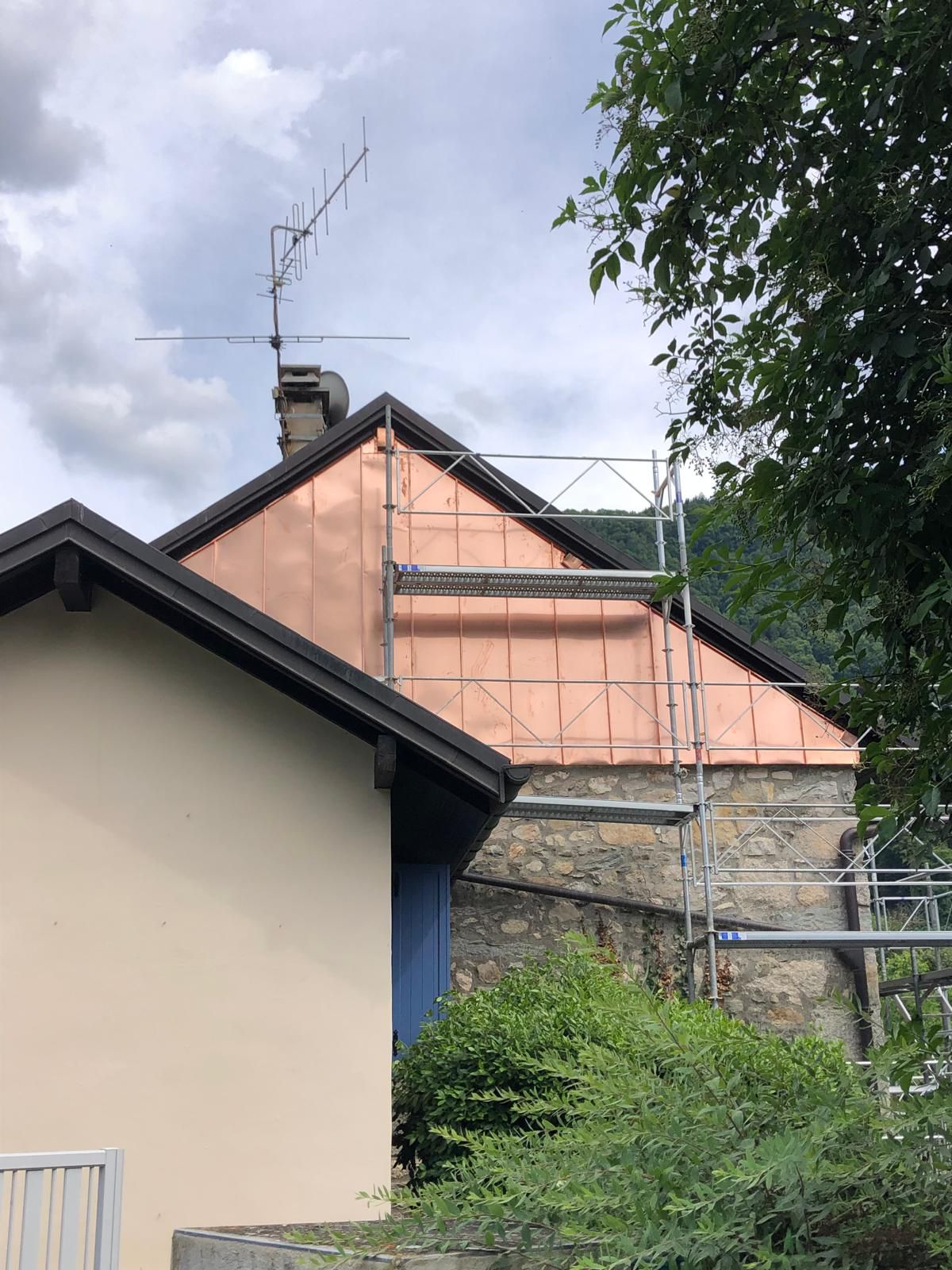 Installation de gouttières